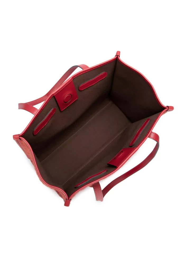 GIANNI CHIARINI | BORSA SHOPPER MARCELLA FURRY ROSSO Online
