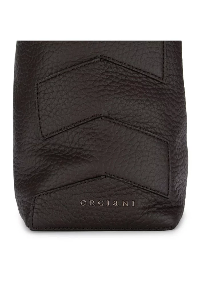 ORCIANI | BORSA A SPALLA NILLA SOFT MARRONE SCURO Saldi