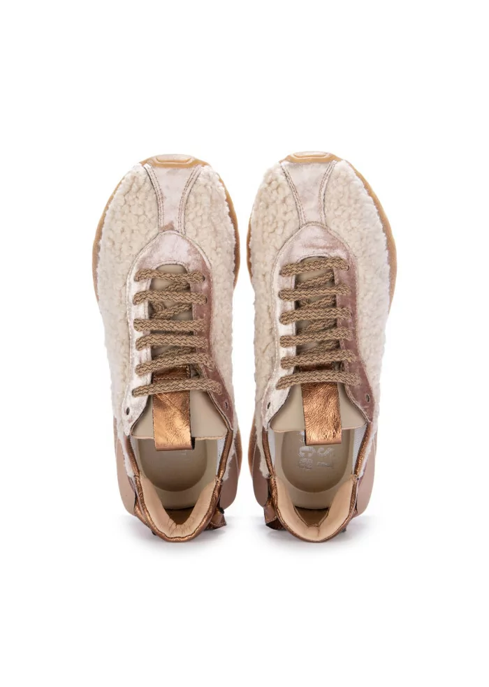 JUICE | SNEAKERS VELLUTO TEDDY BEIGE In Saldo