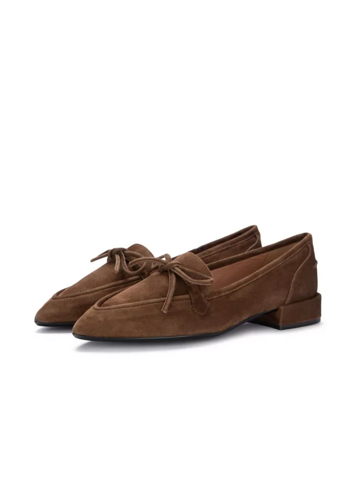 IL BORGO FIRENZE | SCARPE BASSE AMALFI CAMOSCIO MARRONE Nuova