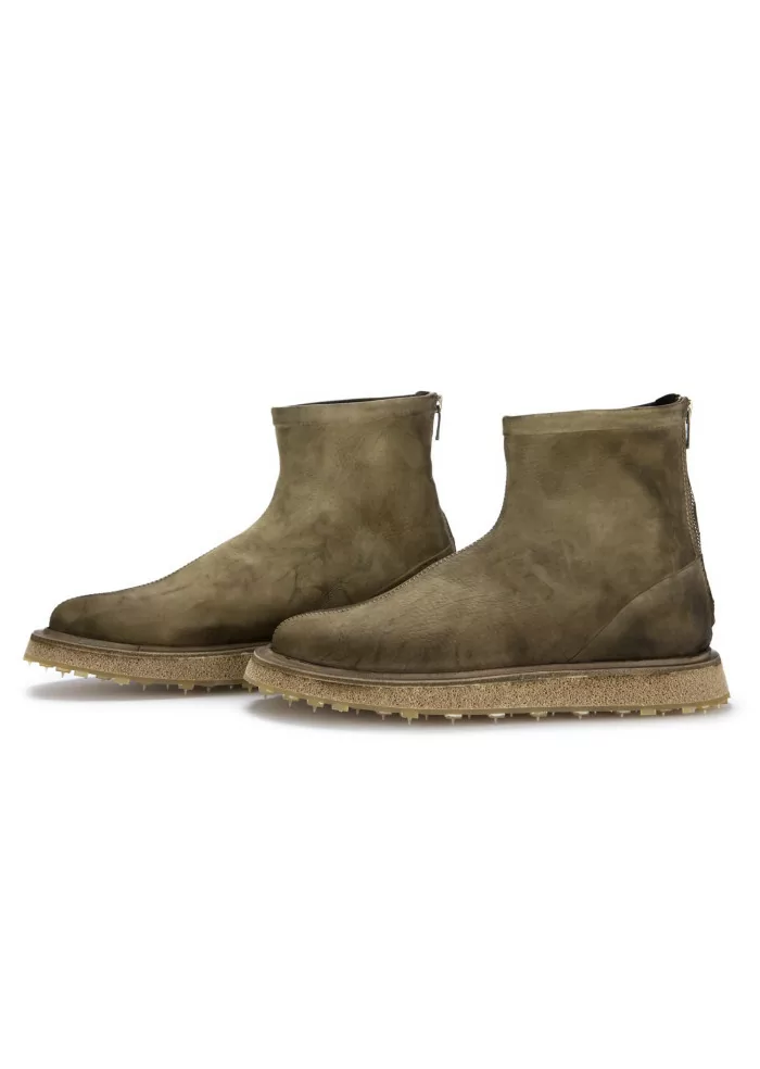 SHOTO | STIVALETTI PELUCHE NABUK KHAKI Nuovo