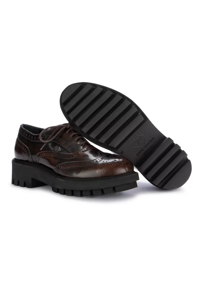 POESIE VENEZIANE | SCARPE ALLACCIATE BROGUE MARRONE Promozione