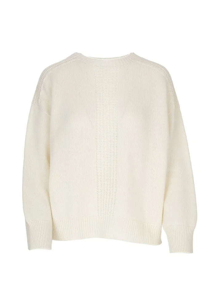 CASHMERE ISLAND | MAGLIONE PITIGLIANO BIANCO POLARE Negozi Online