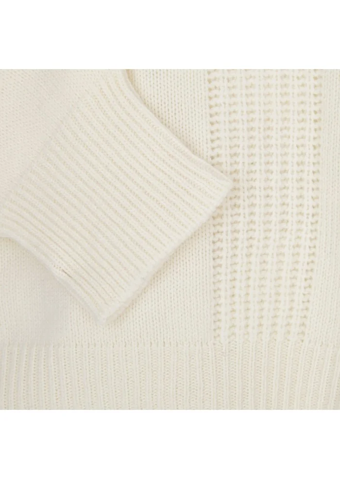 CASHMERE ISLAND | MAGLIONE PITIGLIANO BIANCO POLARE Negozi Online