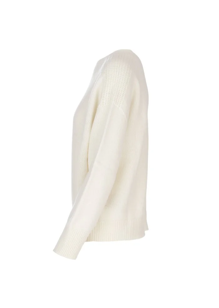 CASHMERE ISLAND | MAGLIONE PITIGLIANO BIANCO POLARE Negozi Online