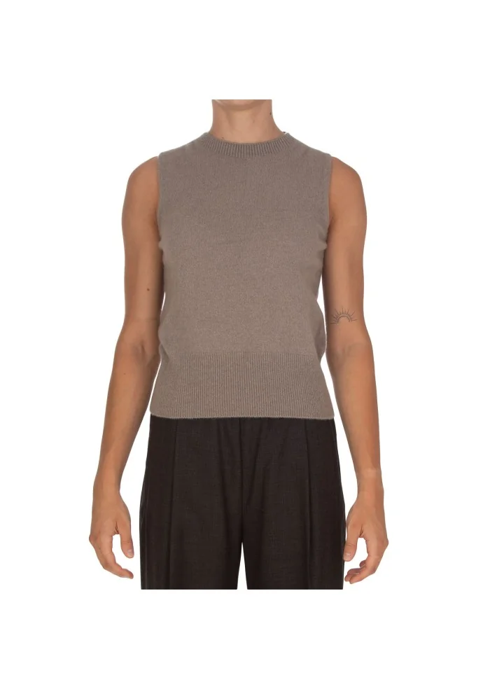 CASHMERE ISLAND | GILET E CARDIGAN KIT APPENNINO MARRONE TALPA Acquista Ora