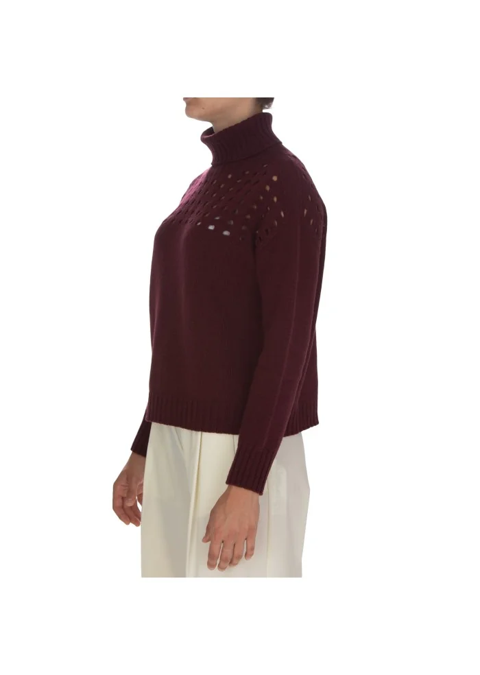 CASHMERE ISLAND | MAGLIONE ANGHIARI BORDEAUX Prezzo Ridotto