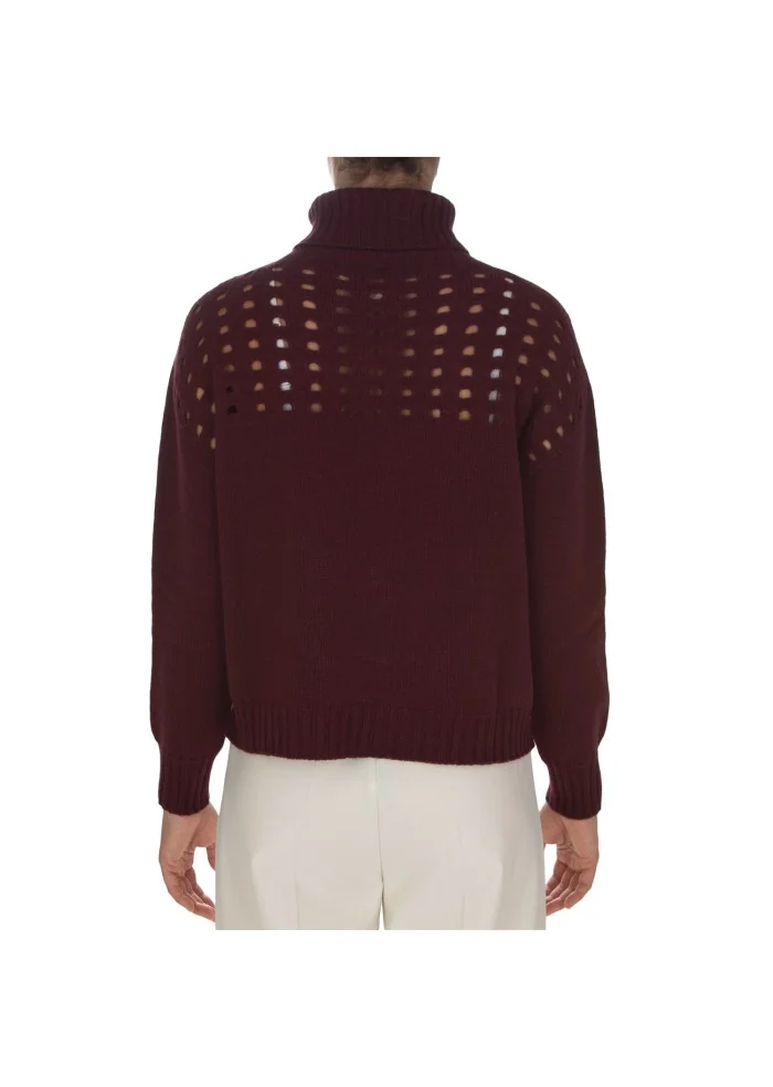 CASHMERE ISLAND | MAGLIONE ANGHIARI BORDEAUX Prezzo Ridotto