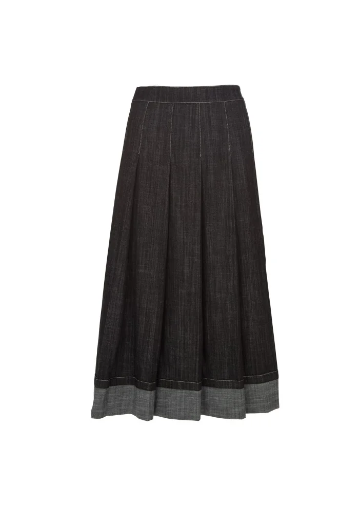 KARTIKA | GONNA LUNGA BALZE NERO Saldi Di Fabbrica