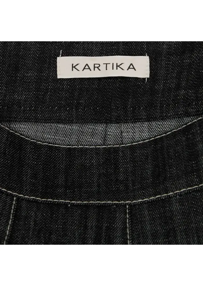 KARTIKA | GONNA LUNGA BALZE NERO Saldi Di Fabbrica