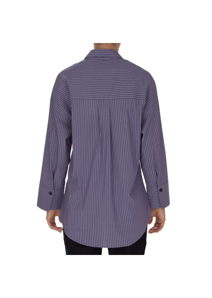 NOUMENO CONCEPT | CAMICIA A RIGHE VIOLA Moda