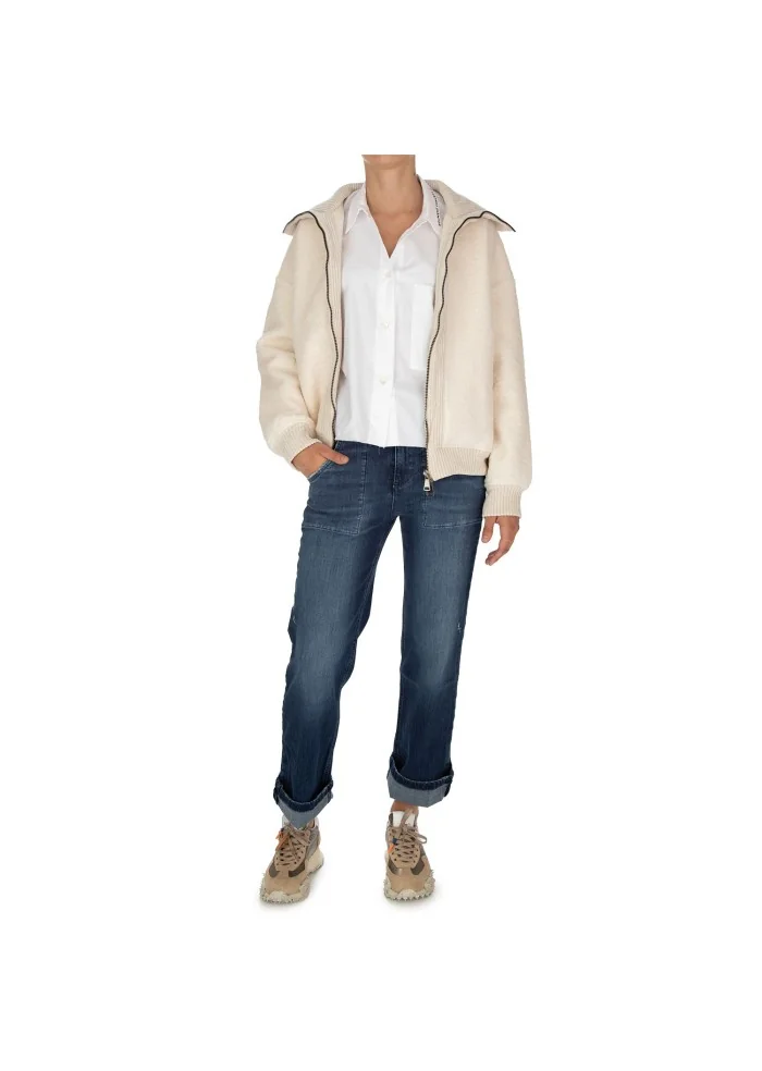 NOUMENO CONCEPT | JEANS VITA ELASTICA BLU Italy