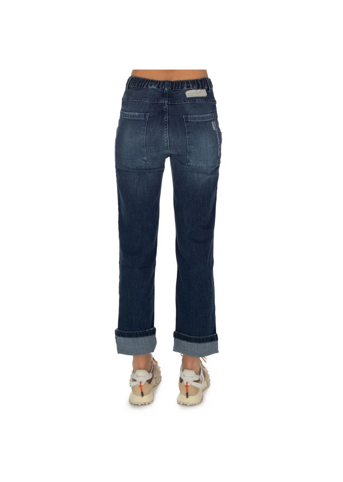 NOUMENO CONCEPT | JEANS VITA ELASTICA BLU Italy