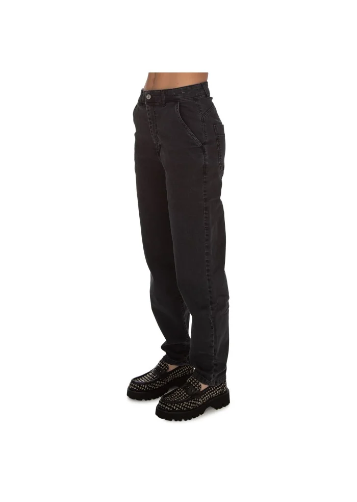 NOUMENO CONCEPT | JEANS GAMBA DRITTA NERO Italia