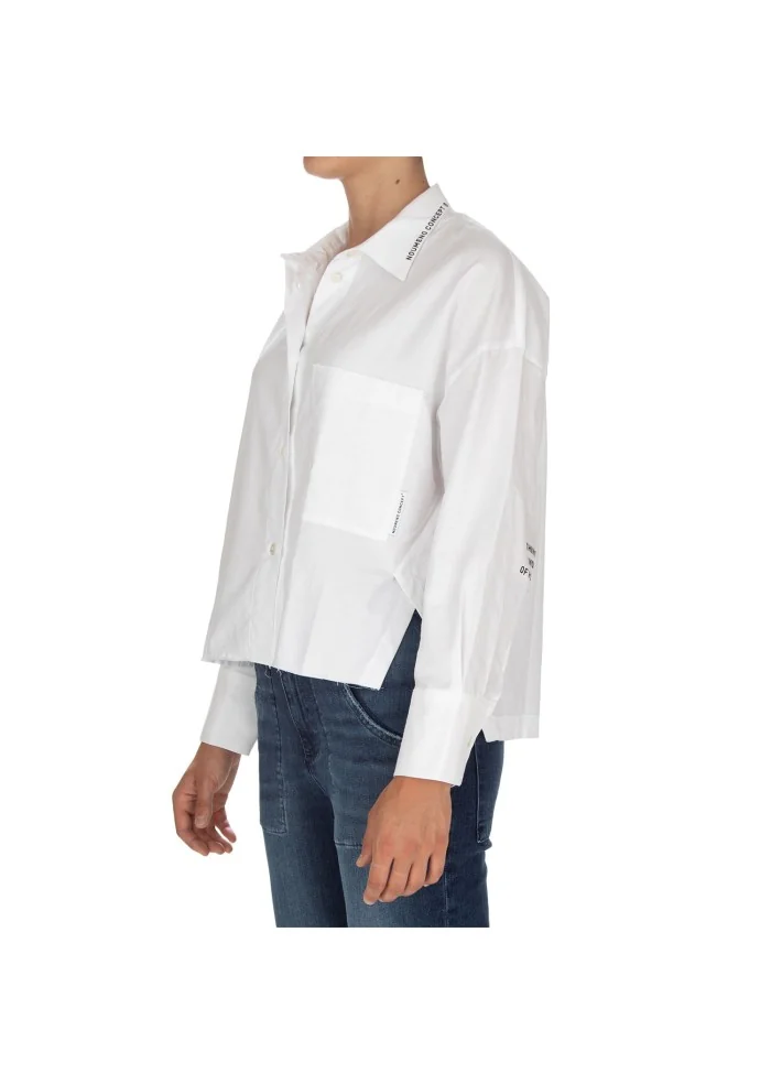 NOUMENO CONCEPT | CAMICIA ASIMMETRICA BIANCO 2025