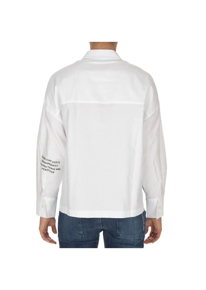 NOUMENO CONCEPT | CAMICIA ASIMMETRICA BIANCO 2025