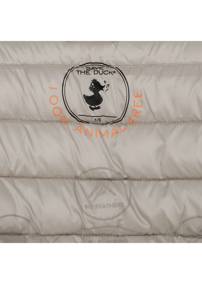 SAVE THE DUCK | GILET PIUMINO IRIS19 LYNN BEIGE In Linea