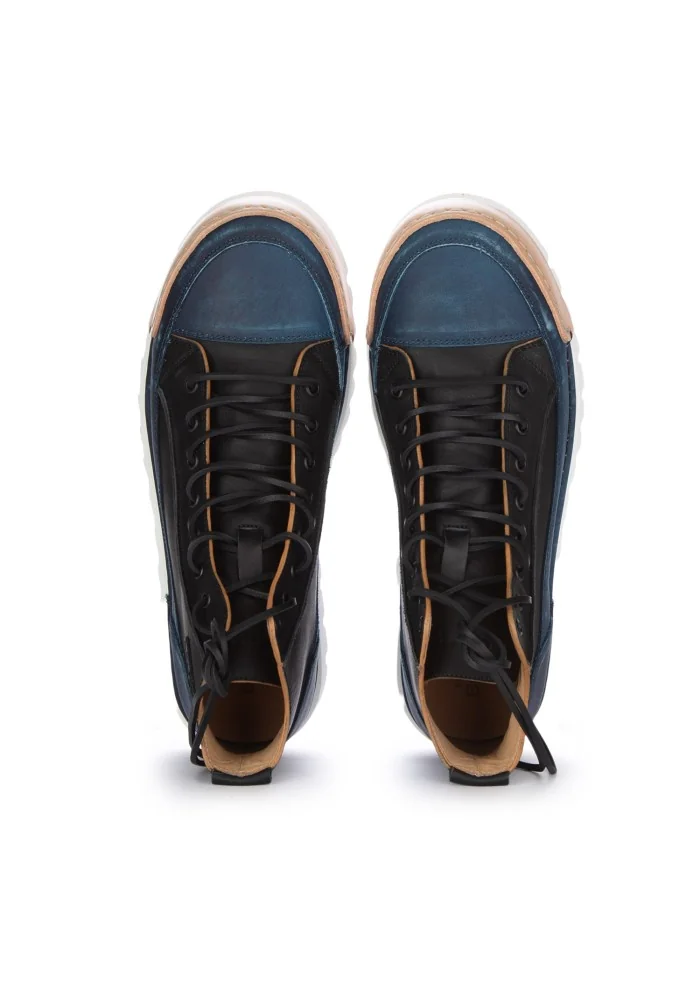 BNG REAL SHOES | SNEAKERS ALTE LA NIGHT BLU NERO Promozione