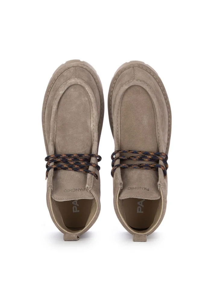 PANCHIC | STIVALETTI ALLACCIATI CREEPER GRIGIO Qualità Garantita