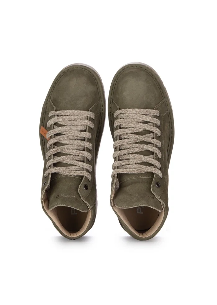 PANCHIC | SNEAKERS ALTE PELLE VERDE Negozi Online