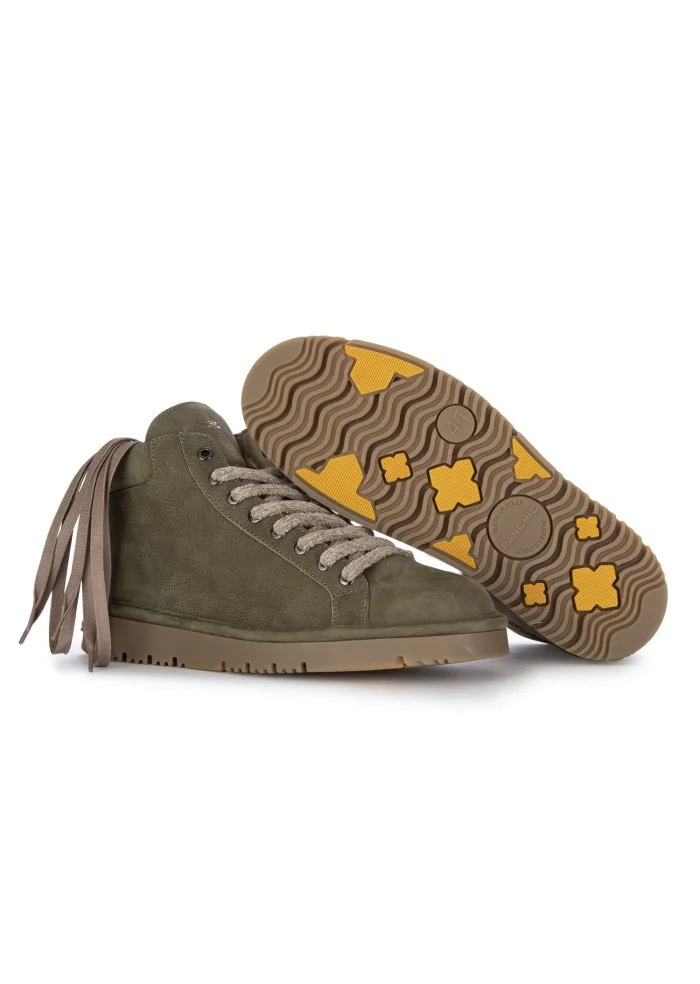 PANCHIC | SNEAKERS ALTE PELLE VERDE Negozi Online