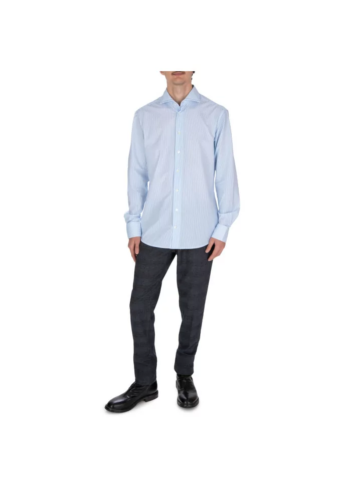 TRAIANO | CAMICIA A RIGHE AZZURRO BIANCO I Più Venduti