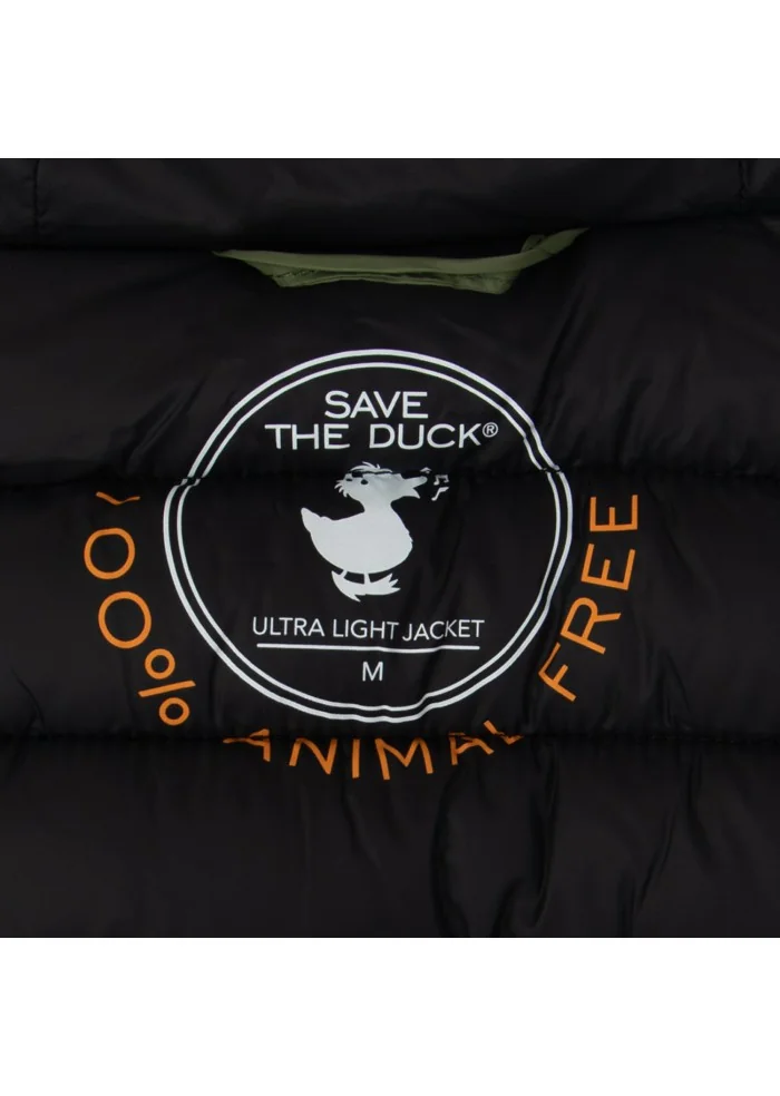 SAVE THE DUCK | PIUMINO GIGA18 DONALD VERDE OLIVA 2025