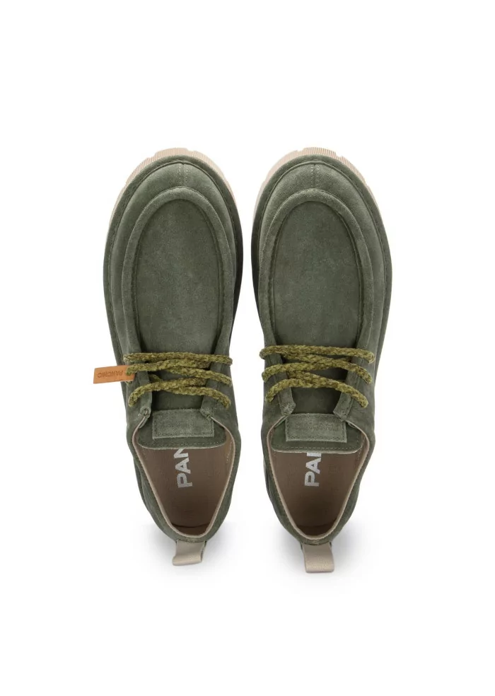 PANCHIC | SCARPE BASSE CAMOSCIO VERDE SCURO Affare Del Giorno
