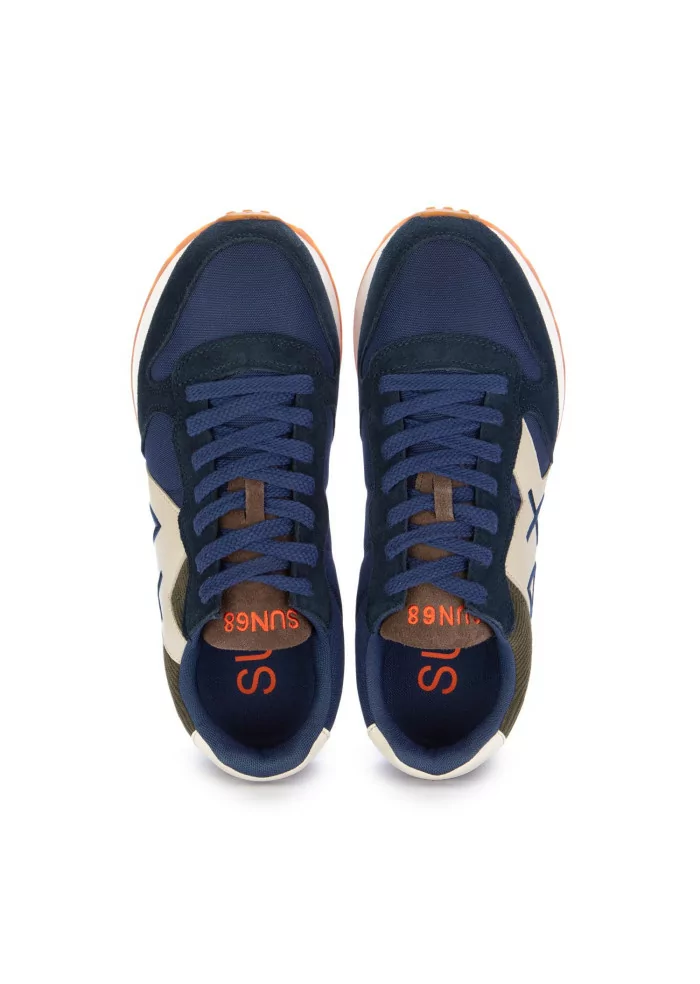 SUN68 | SNEAKERS JAKI WINTER CAMOSCIO NYLON BLU SCURO Convenienza