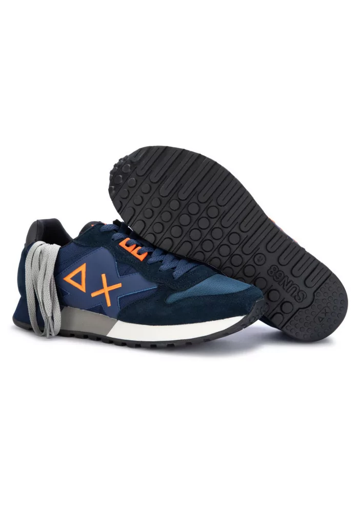 SUN68 | SNEAKERS JAKI FLUO BLU NAVY Novità