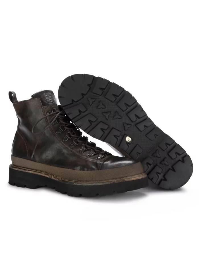 PAWELK'S | SCARPONCINI CRUST PELLE MARRONE SCURO Presa