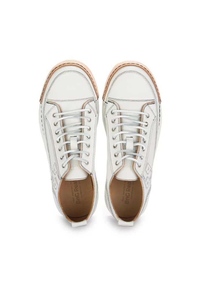 BNG REAL SHOES | SNEAKERS LA VINTAGE PELLE BIANCO Negozio