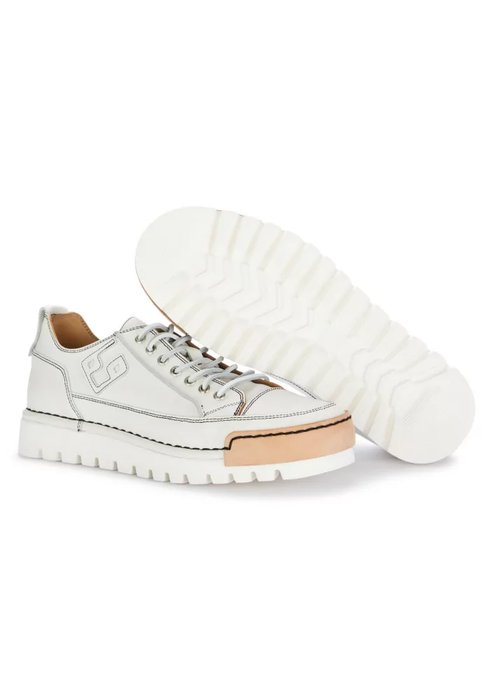 BNG REAL SHOES | SNEAKERS LA VINTAGE PELLE BIANCO Negozio