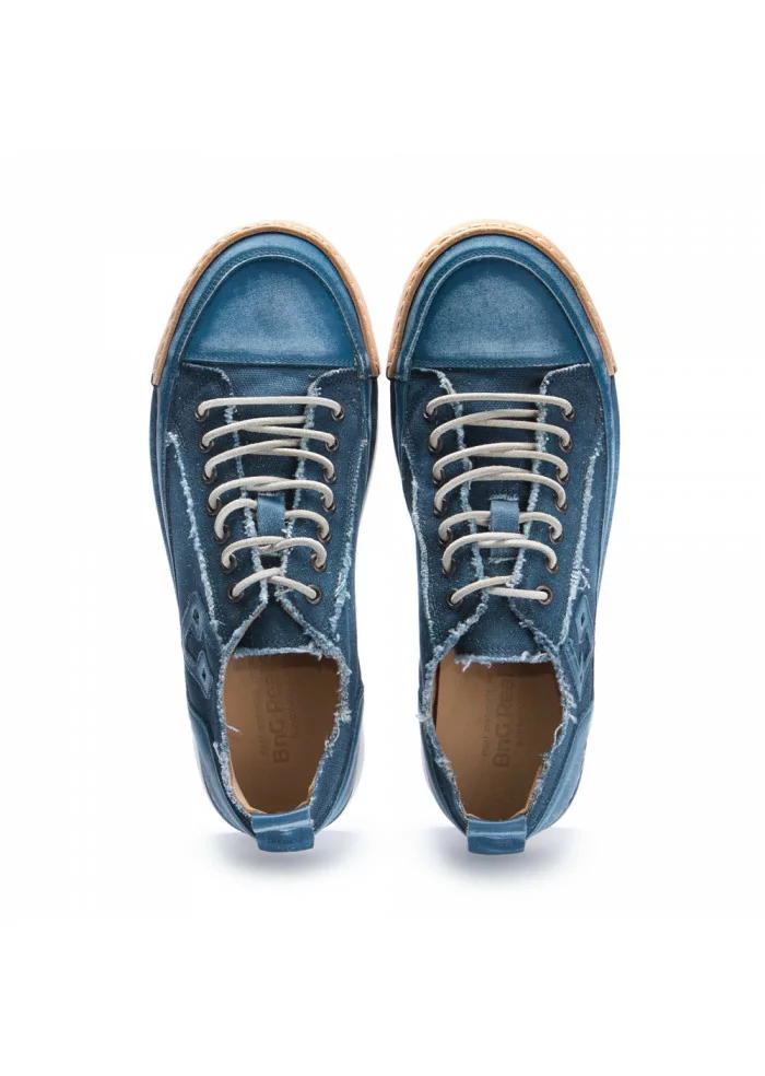 BNG REAL SHOES | SNEAKERS "LA JEANS" CANVAS BLU 2025