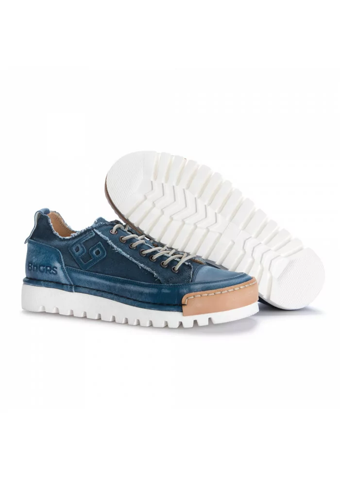 BNG REAL SHOES | SNEAKERS "LA JEANS" CANVAS BLU 2025