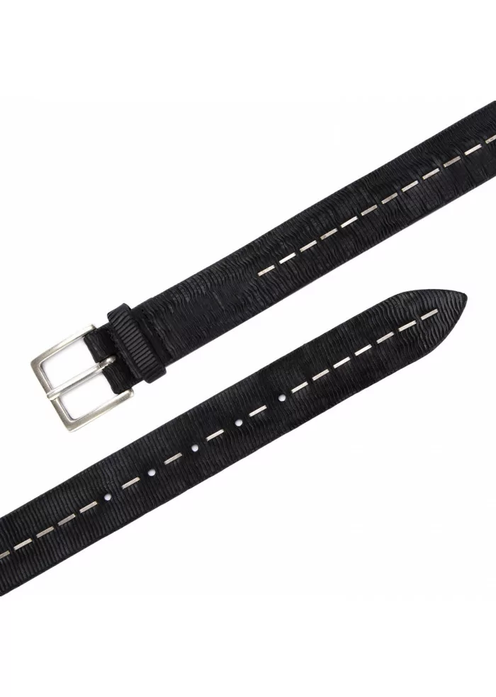 ORCIANI | CINTURA BLADE PUNTI METALLICI NERO Nuovo