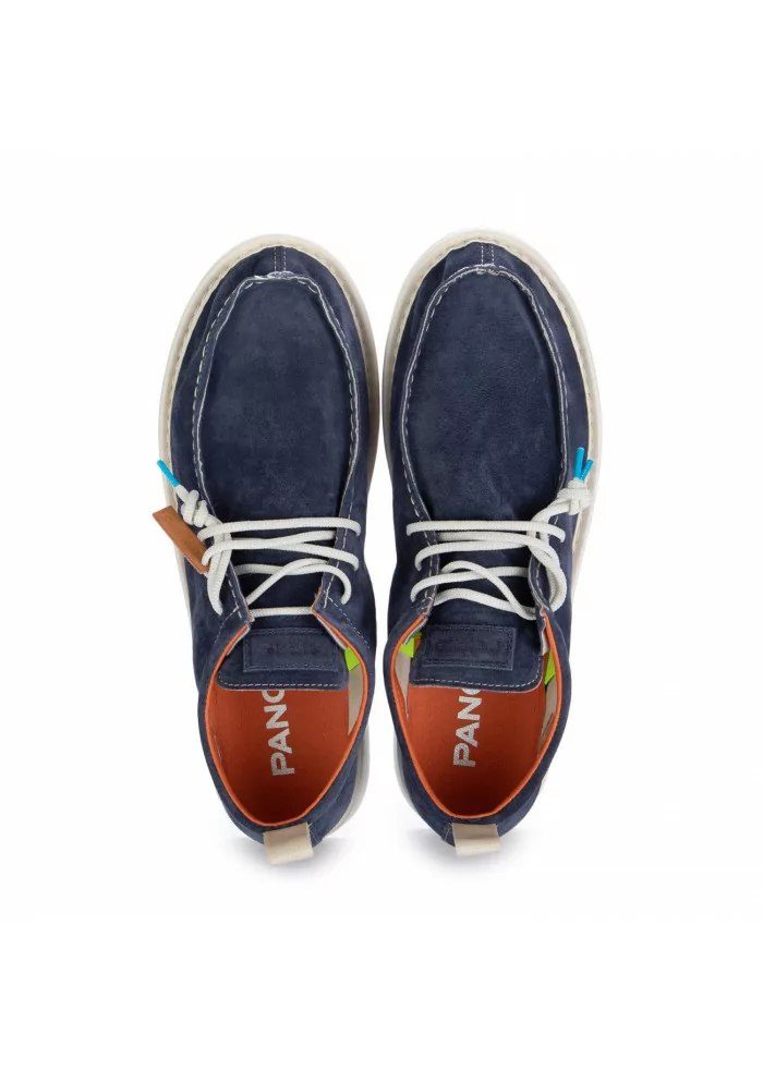 PANCHIC | SCARPE ALLACCIATE CAMOSCIO BLU Pezzi Unici