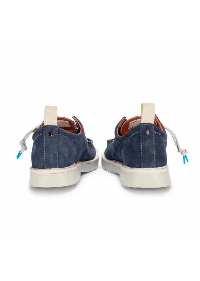 PANCHIC | SCARPE ALLACCIATE CAMOSCIO BLU Pezzi Unici
