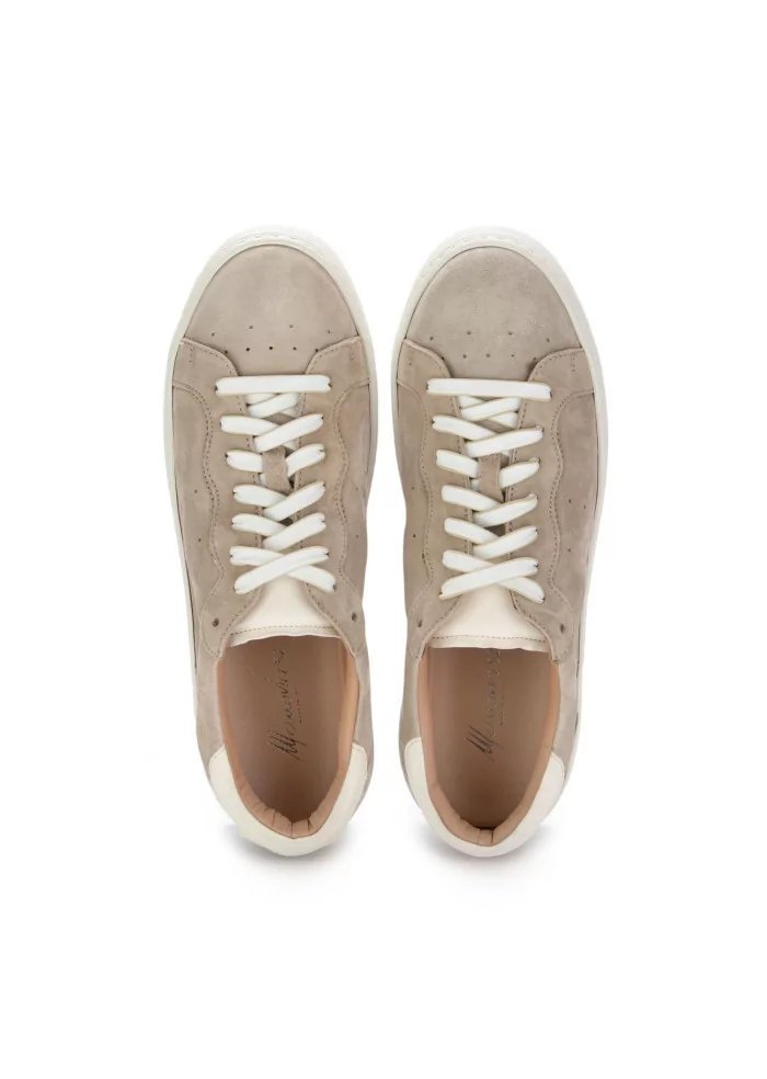 MANOVIA 52 | SNEAKERS WATER PELLE SCAMOSCIATA BEIGE Promozione Limitata