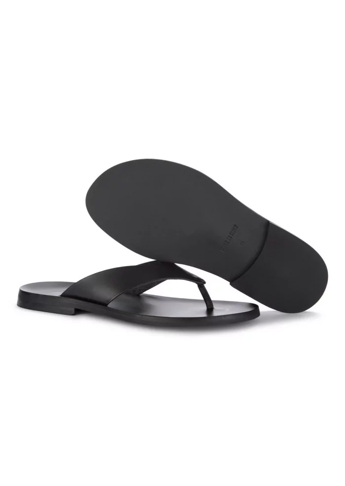 MANOVIA 52 | SANDALI INFRADITO PELLE NERO Super Saving Price