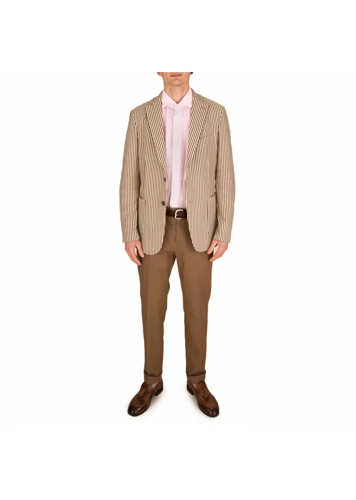 OUT/FIT | PANTALONI SOLDI COTONE MARRONE TABACCO Affare Del Giorno