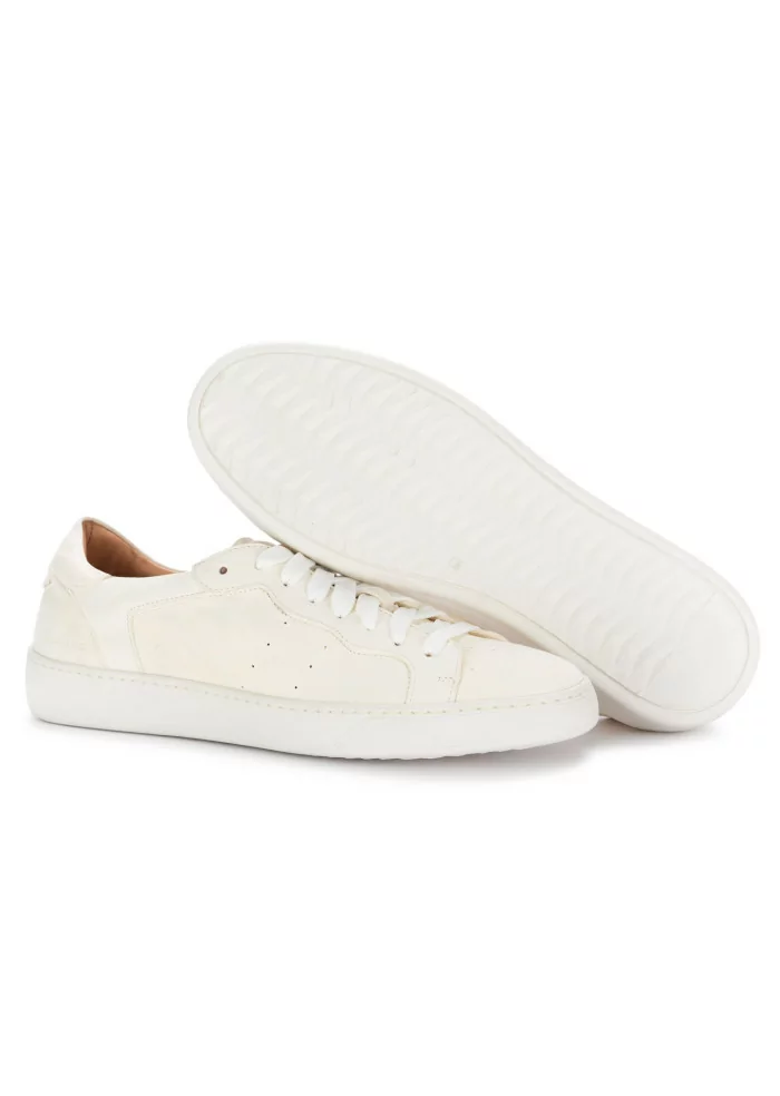MANOVIA 52 | SNEAKERS WATER PELLE SCAMOSCIATA BIANCO Prezzo Ridotto
