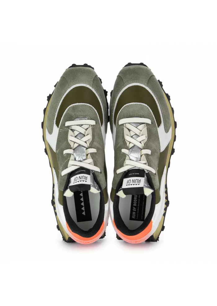 RUN OF | SNEAKERS BODRUM HELLMUT VERDE BIANCO Presa