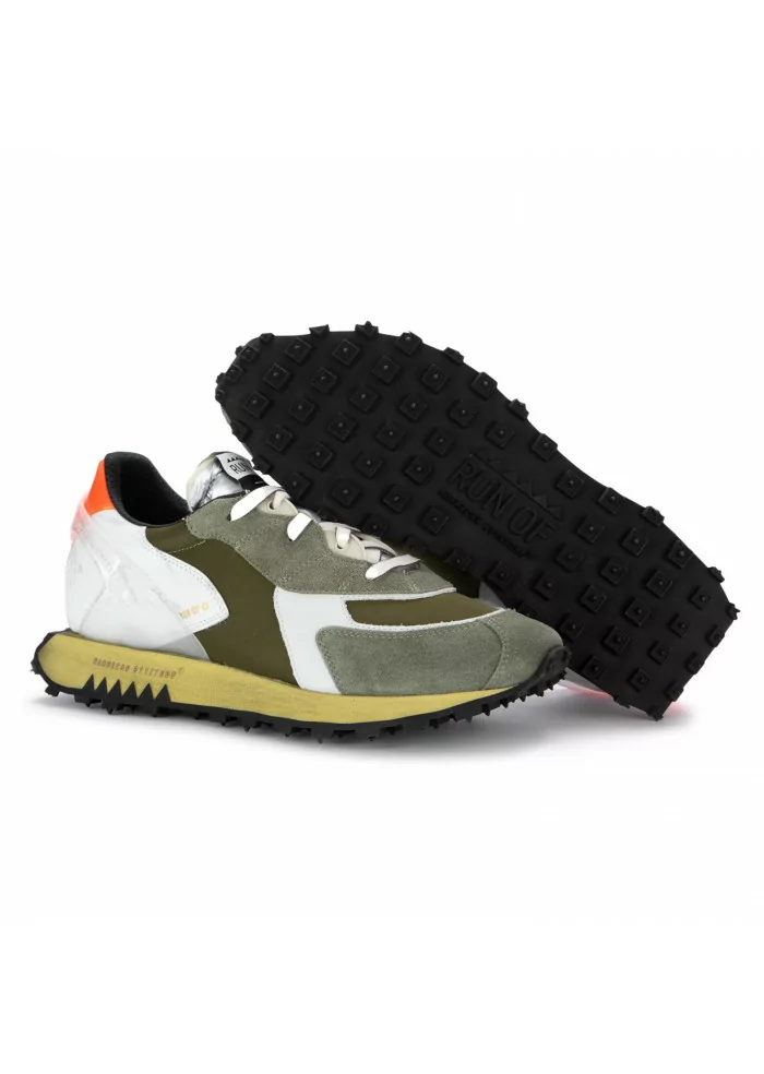 RUN OF | SNEAKERS BODRUM HELLMUT VERDE BIANCO Presa