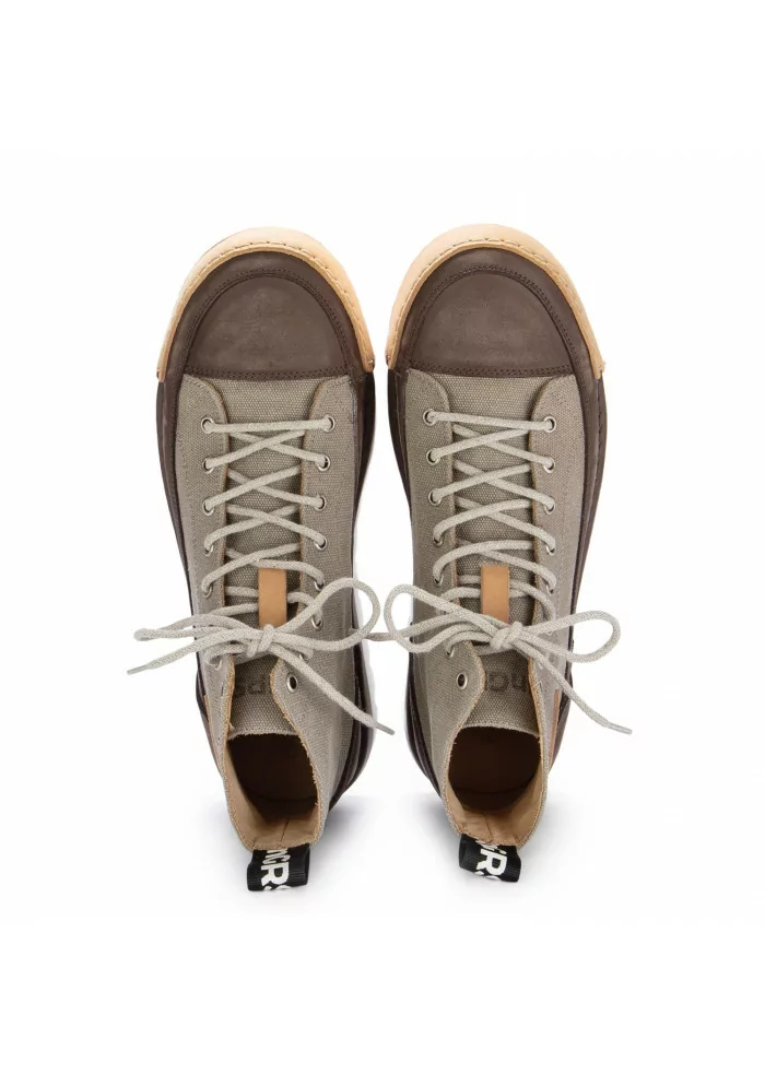 BNG REAL SHOES | SNEAKERS LA MOKA CANVAS HIGH MARRONE CACHI Offerta