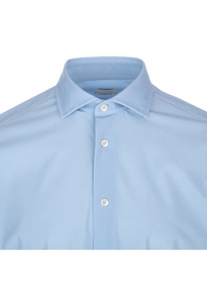TRAIANO | CAMICIA ROSSINI RADICAL FIT AZZURRO Moda