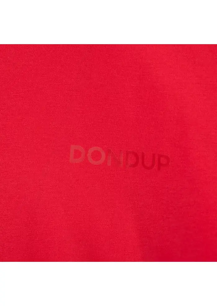 DONDUP | T-SHIRT REGULAR LOGO ROSSO Italy