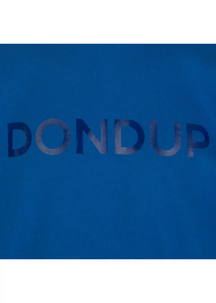 DONDUP | FELPA REGULAR LOGO BLU Italia