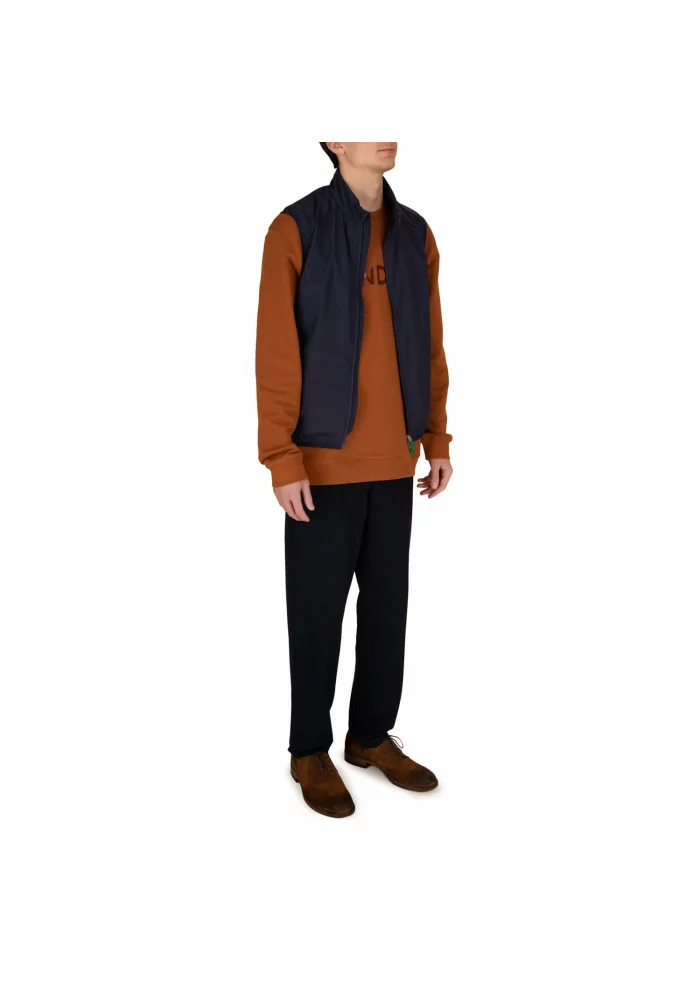 DONDUP | FELPA REGULAR LOGO MARRONE Sconti questo mese