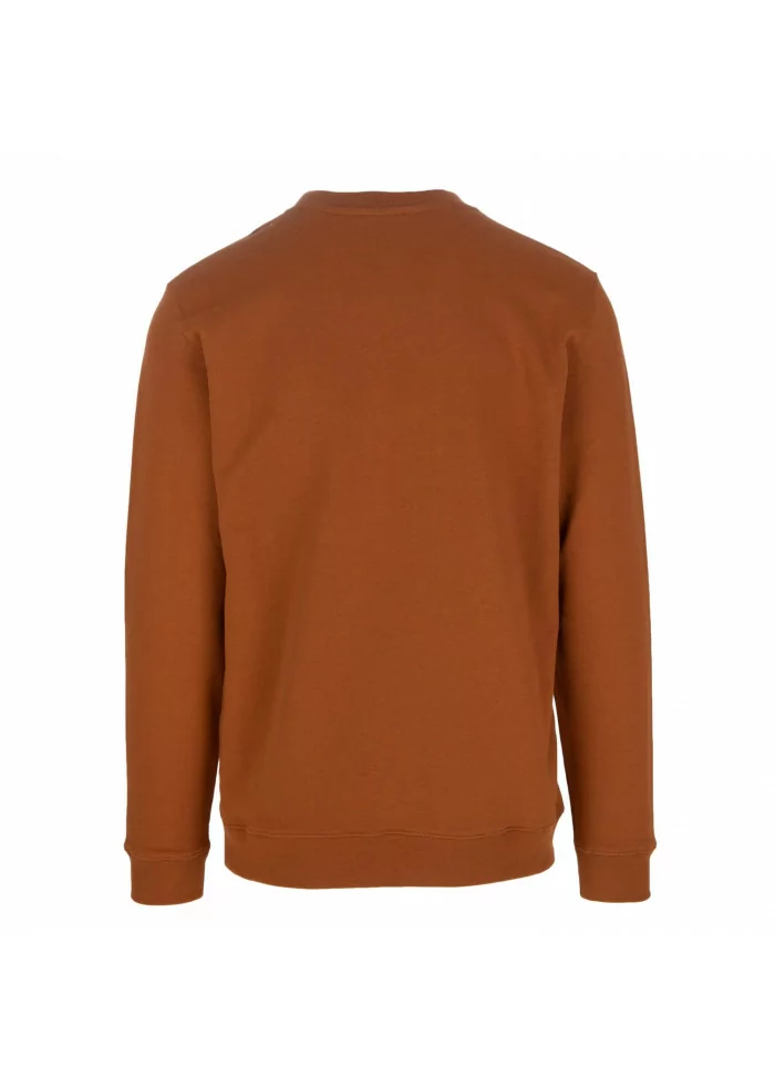 DONDUP | FELPA REGULAR LOGO MARRONE Sconti questo mese